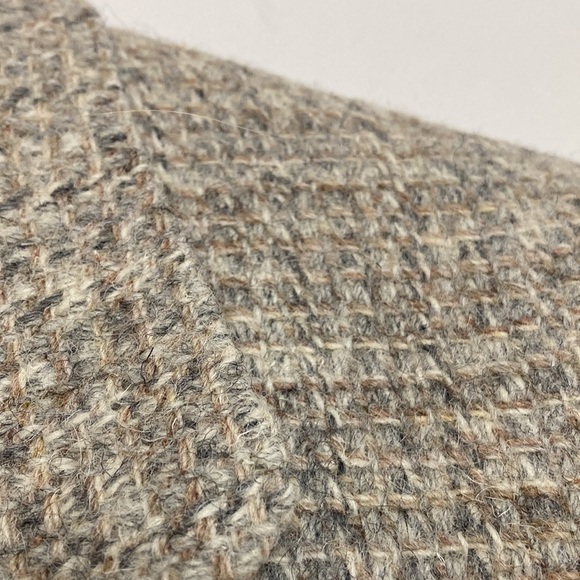 Vintage Harris Tweed Sport Coat Mens 40S Light Grey Tan Wool Blazer Jacket - Picture 6 of 15